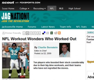 NFL Workout Wonders Who Worked Out